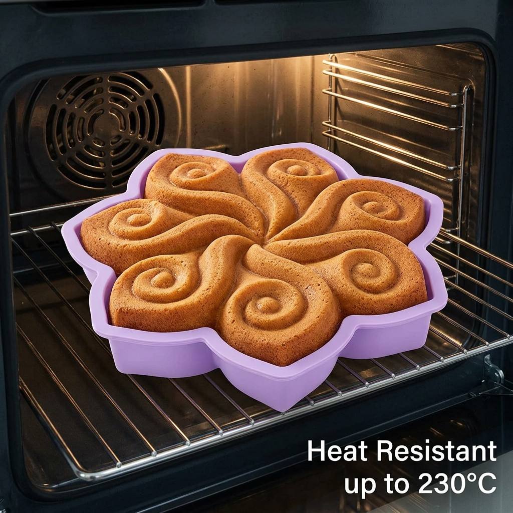 Kitchen Baking Store - Forma de Silicone Grande para Bolo
