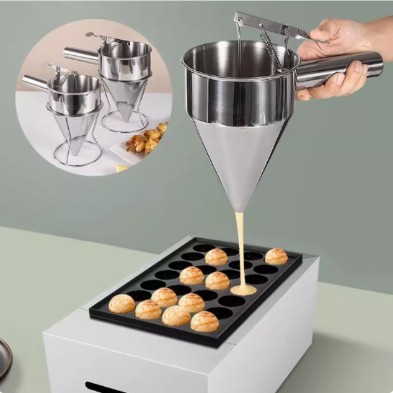 Kitchen Baking Store - Funil Dosador de Líquidos em Aço