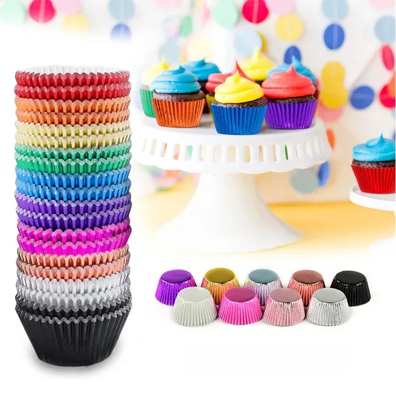 Baking Kitchen Set - Conjunto de 100 forminhas de cupcake