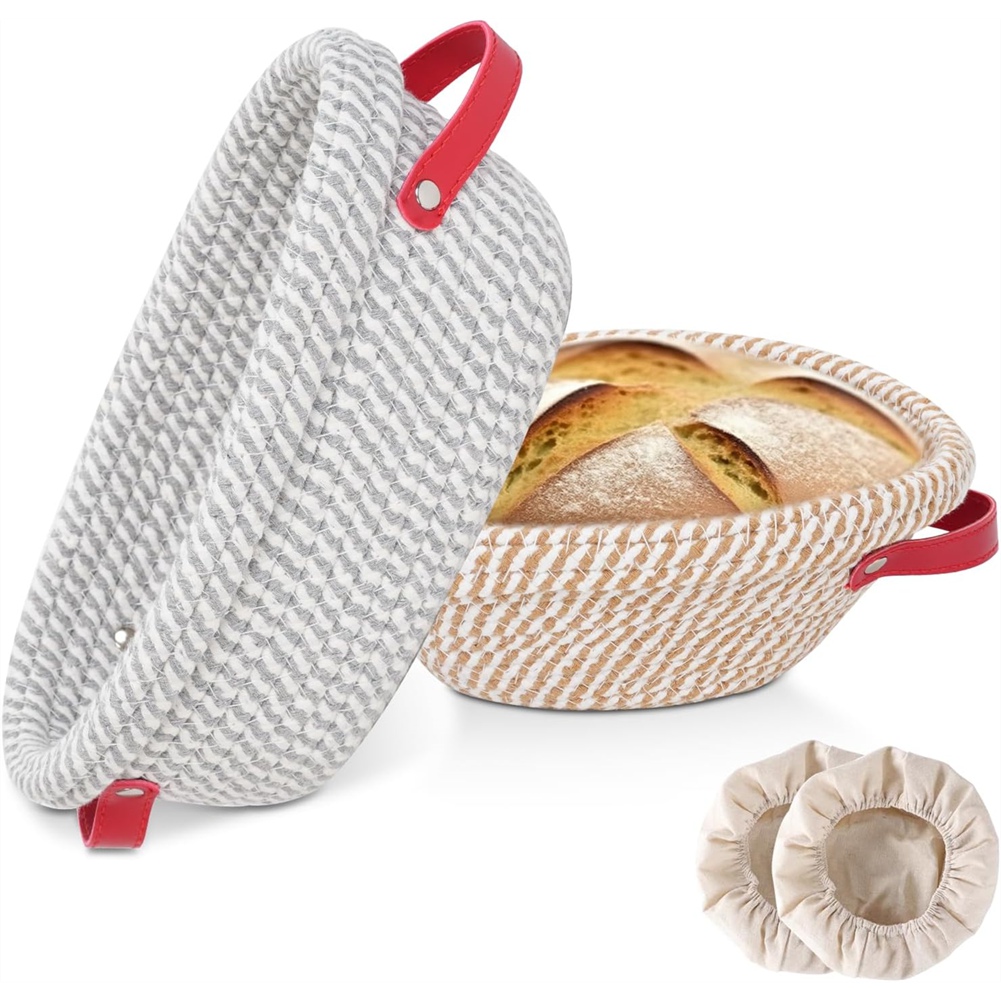 Kit com 2 Cestas de Fermentaçã - Proofing Basket Banneton avaliação e preço