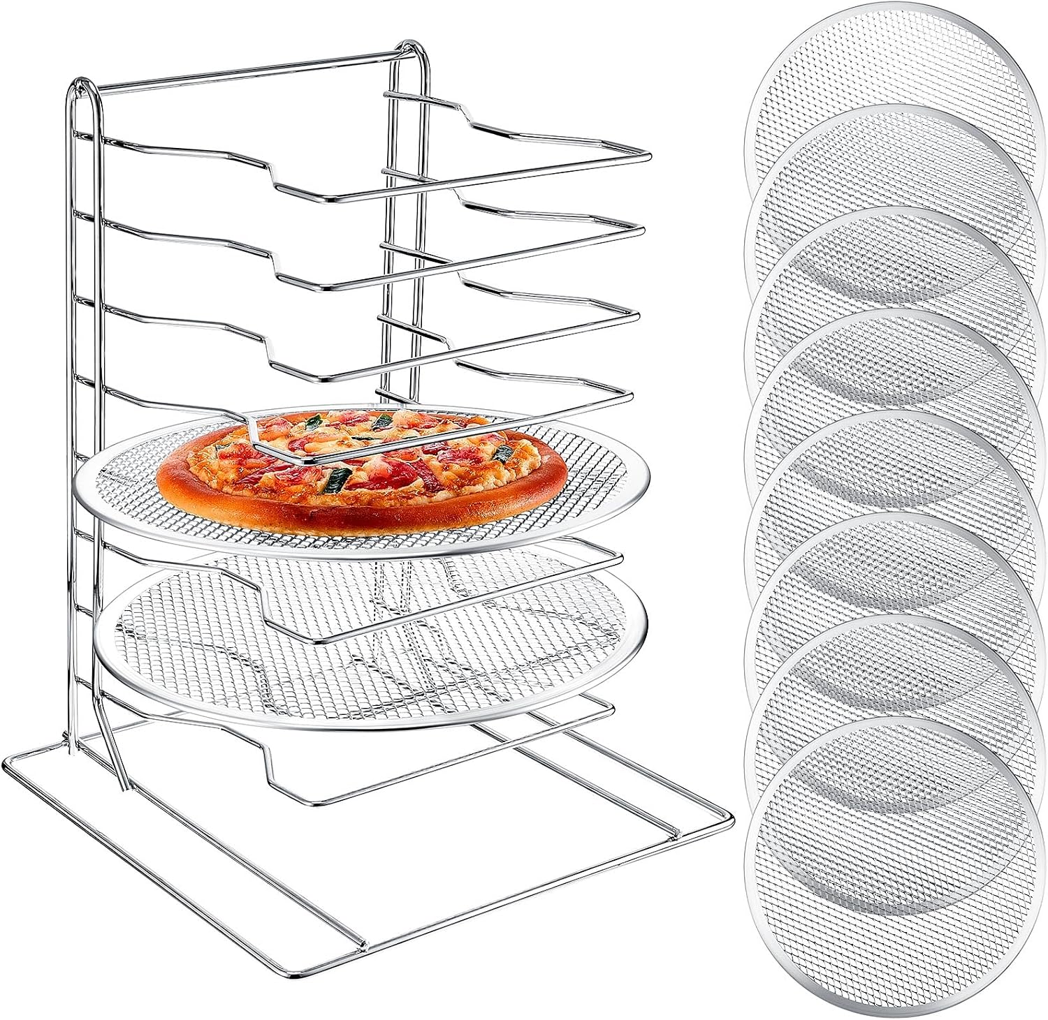 Suporte para Pizza de 8 Níveis - Baking Kitchen Set avaliação e preço