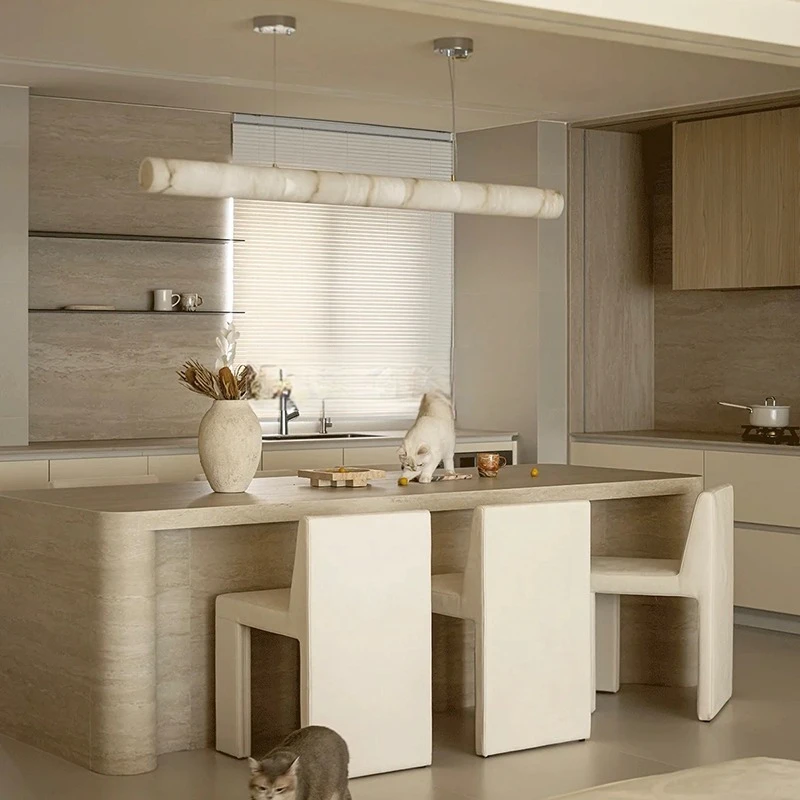 Minimalista de luxo mármore pe - Kitchen Island Baking Table avaliação e preço
