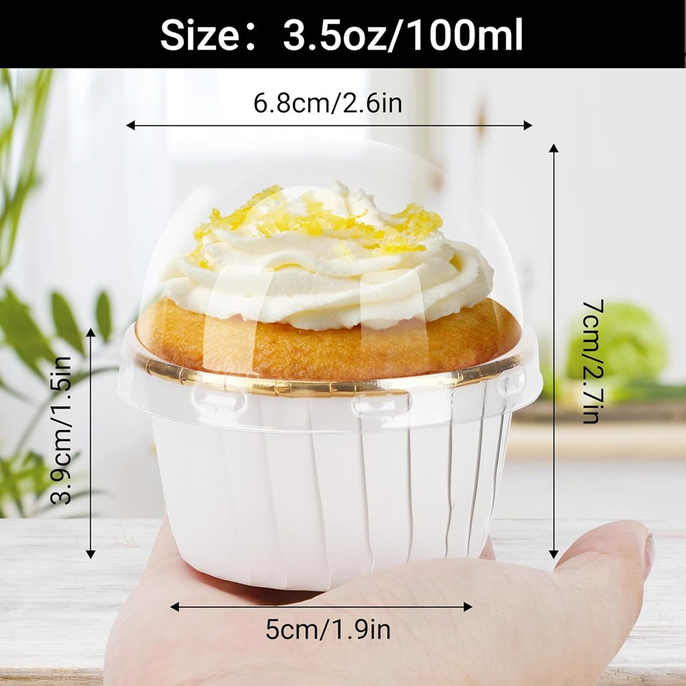 50 pçs muffins copo de papel c - Kitchen And Baking Tools avaliação e preço