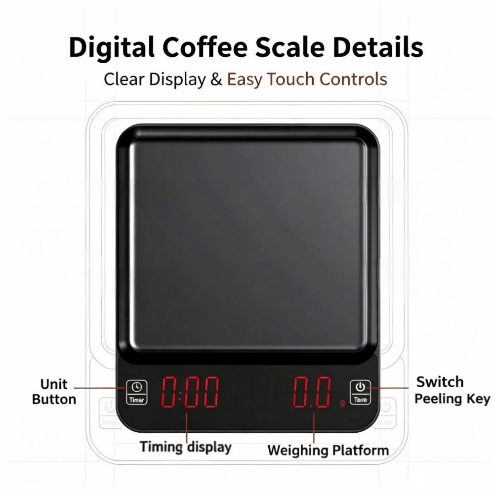 Balança Digital de Café de Alt - Kitchen Baking avaliação e preço