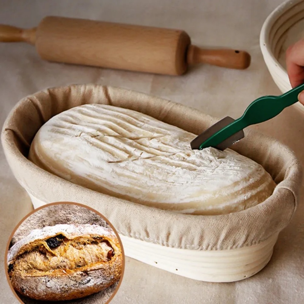Cesto Oval de Fermentação de P - Proofing Basket Banneton avaliação e preço