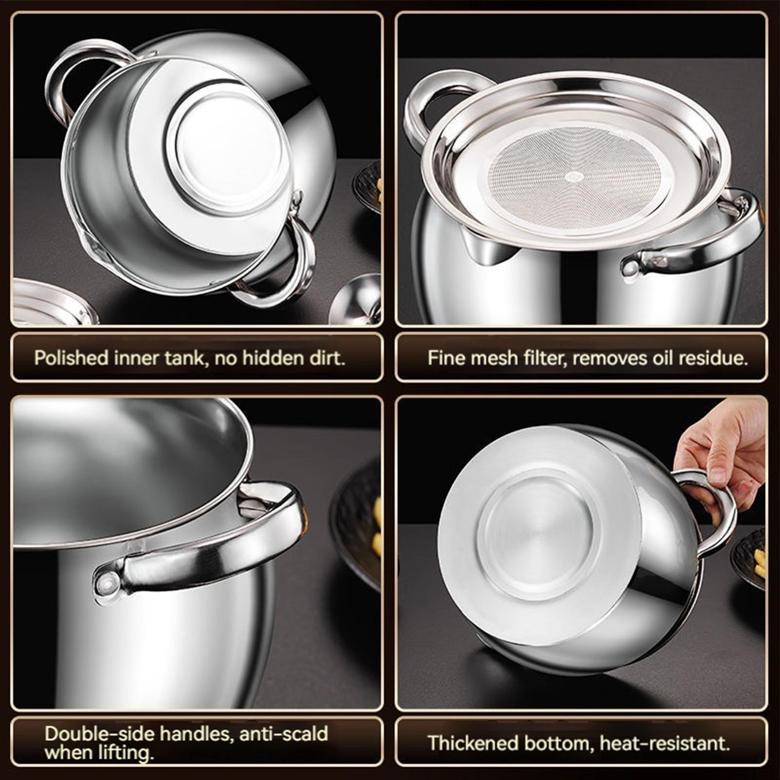 Pote de Aço Inoxidável para Go - Kitchen Baking Canisters avaliação e preço