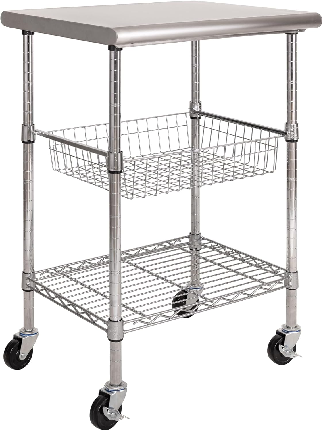 Carrinho de Preparação Comerci - Kitchen Island Baking Table avaliação e preço