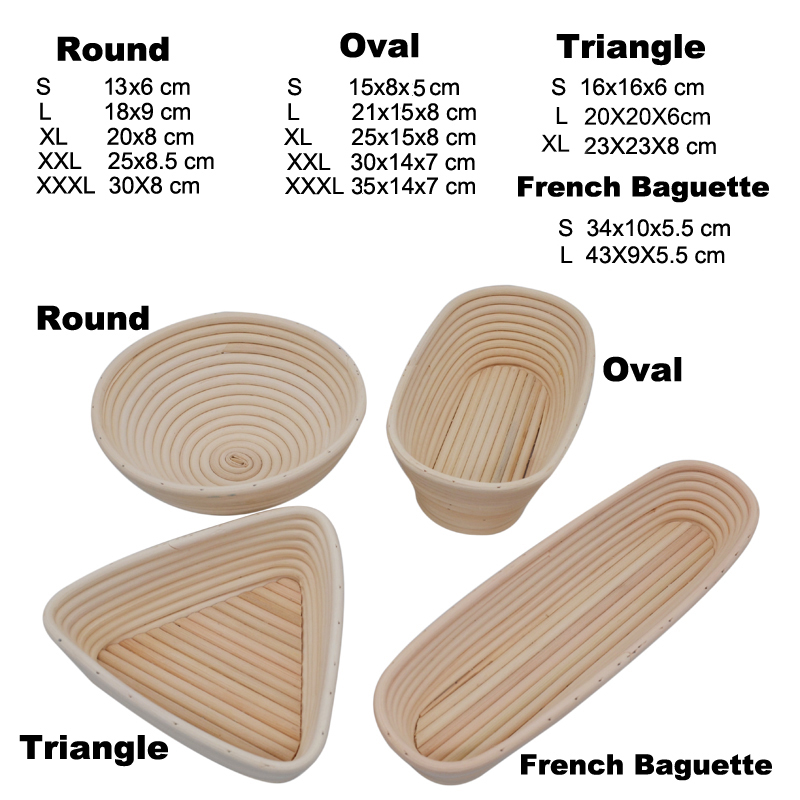 Cesta de impermeabilização de  - Proofing Basket Banneton avaliação e preço