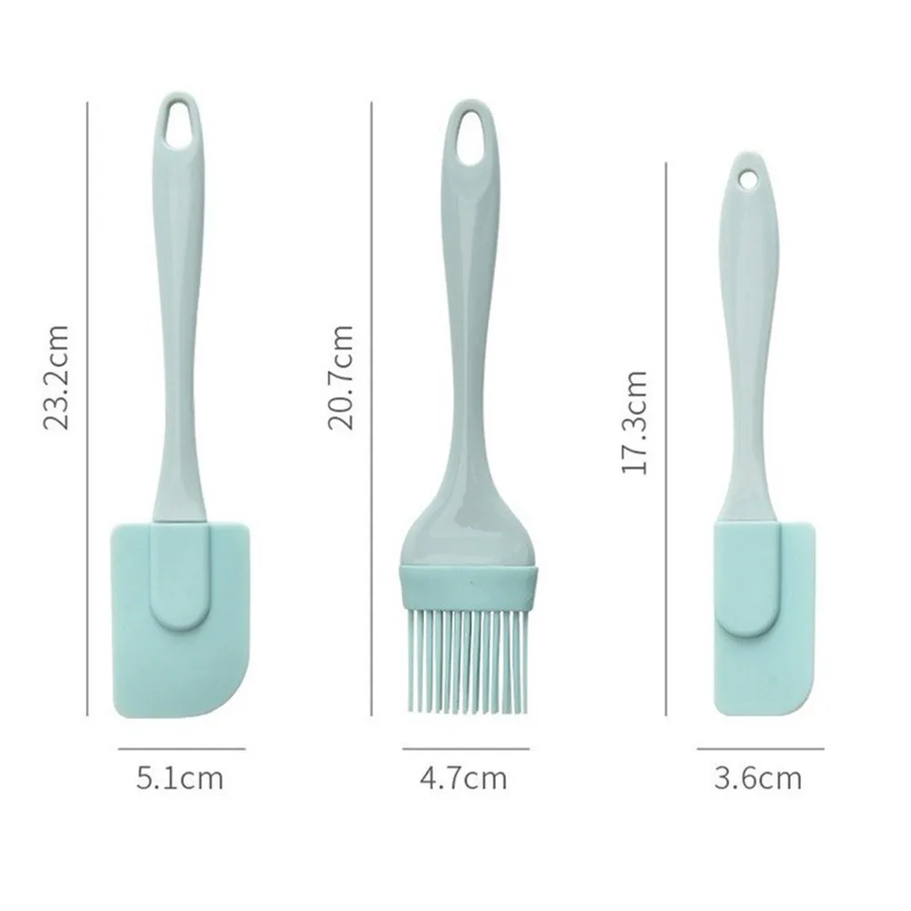 Kit 3 Peças: Espátula de Silic - Pastry Brush Silicone avaliação e preço