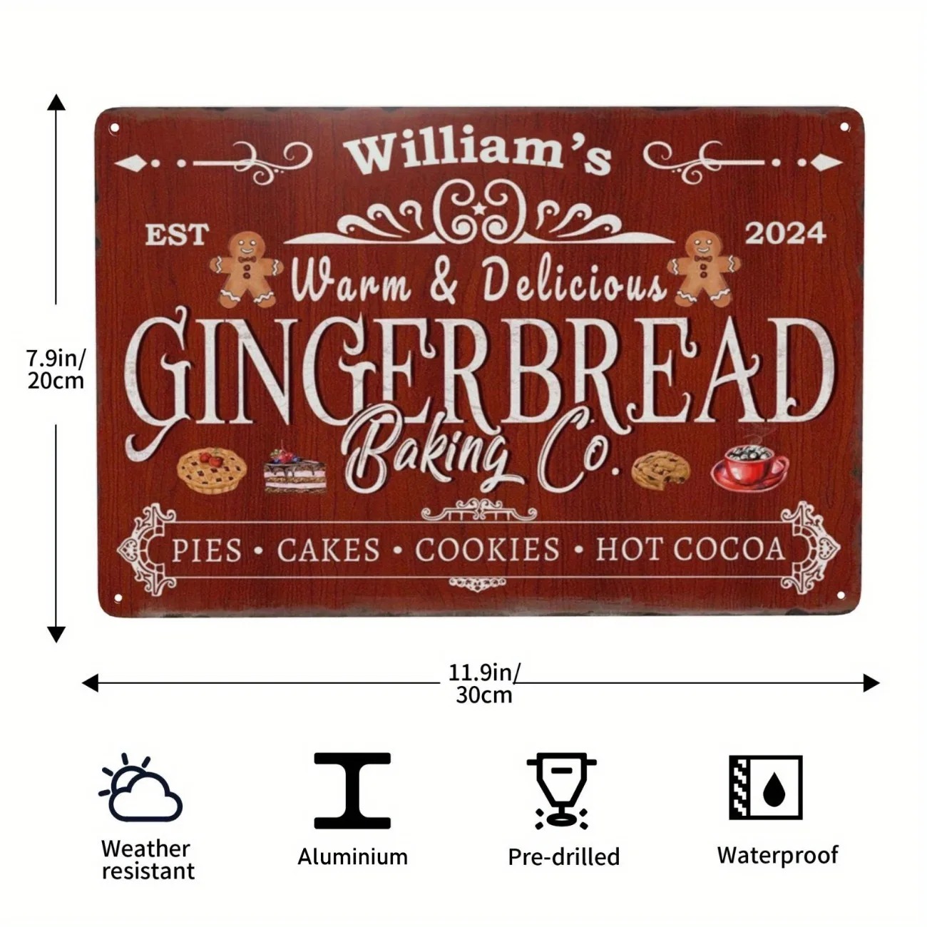 1pc personalizado pão de gengi - Kitchen Baking avaliação e preço