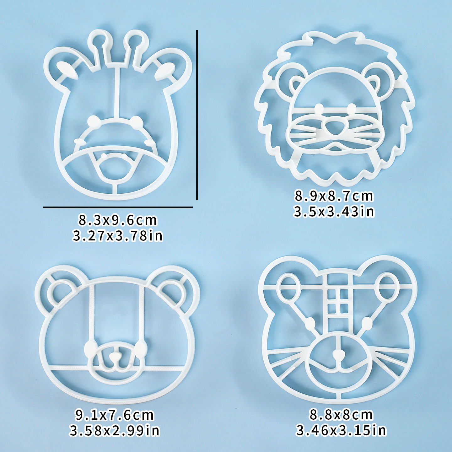 Conjunto de 4 Cortadores de Bi - Baking Kitchen Set avaliação e preço
