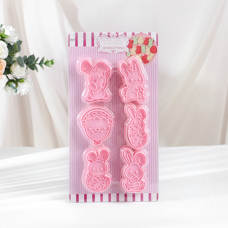 6 pçs/set Coelhinho da Páscoa  - Baking Kitchen Set avaliação e preço
