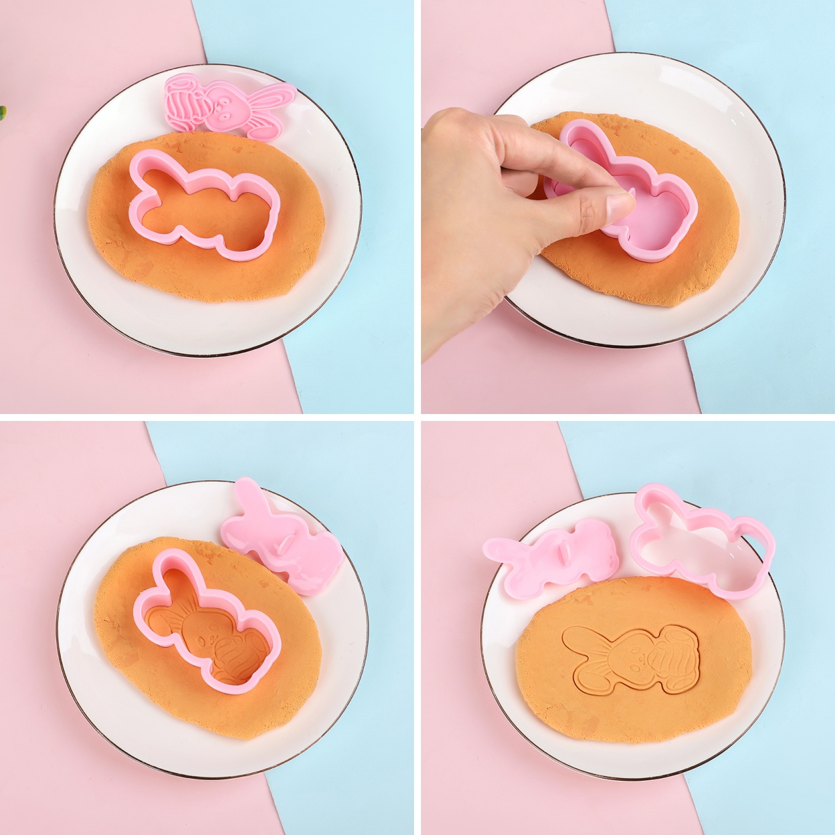 6 pçs/set Coelhinho da Páscoa  - Baking Kitchen Set avaliação e preço