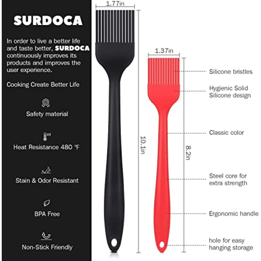 Pincel de Silicone para Confei - Pastry Brush Silicone avaliação e preço
