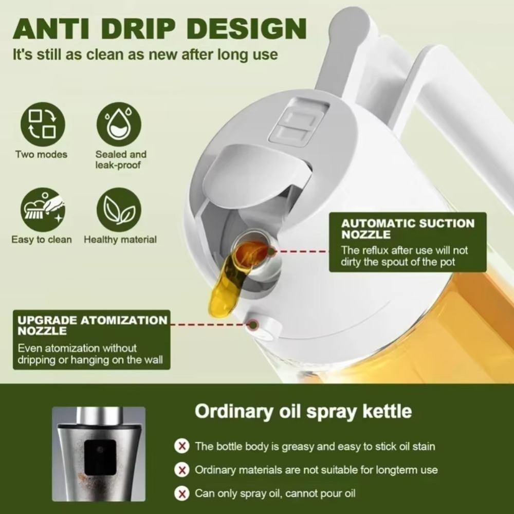 Spray de Óleo 2 em 1 de 470ml, - Kitchen Baking avaliação e preço