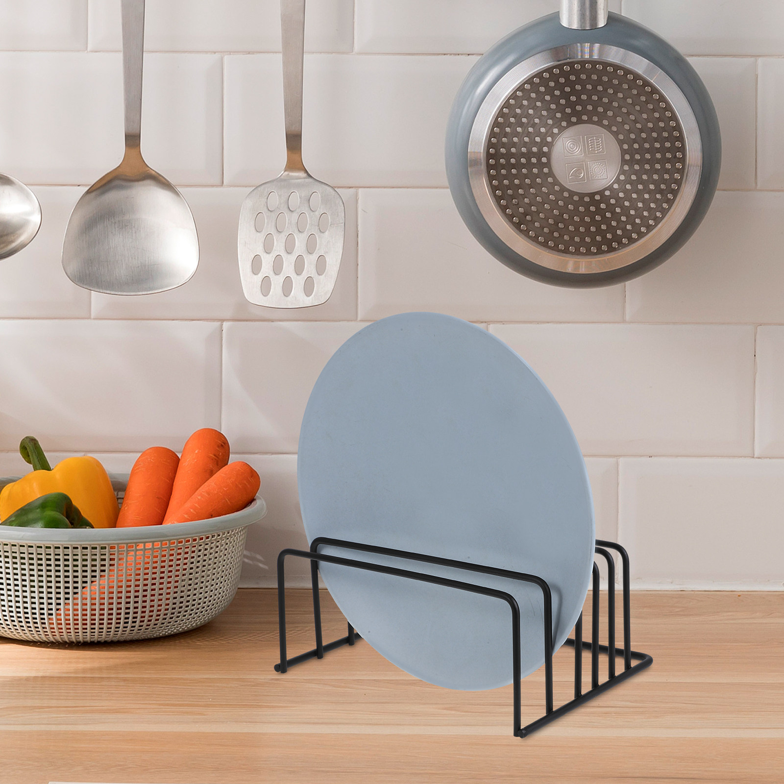 2 Peças Organizador de Cozinha - Kitchen Baking Sheet Organizer avaliação e preço