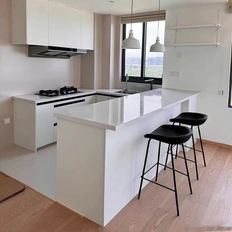 Ilha de Cozinha Integrada com  - Kitchen Island Baking Table avaliação e preço
