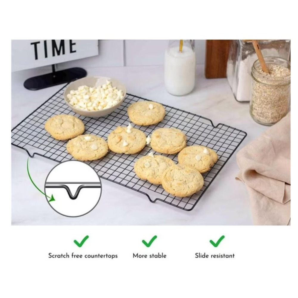Conjunto de 2 Grelhas Retangul - Baking Kitchen Set avaliação e preço